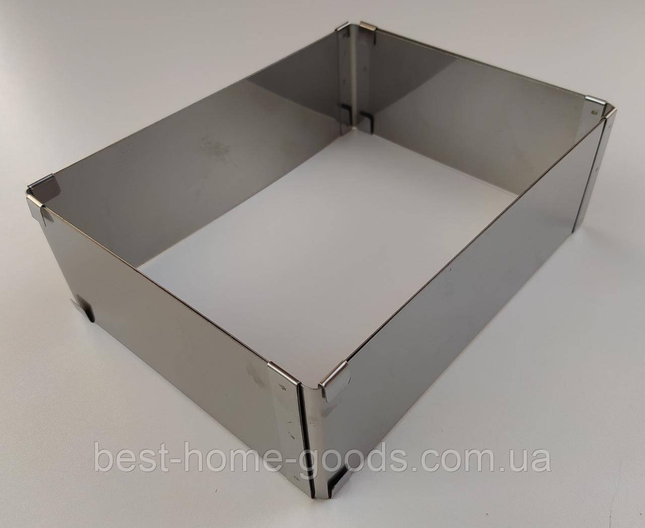 Кондитерская Раздвижная Форма для Выпечки Прямоугольная Нержавеющая ...