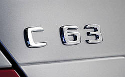 Емблема напис багажника Mercedes C63