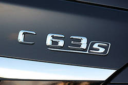Емблема напис багажника Mercedes C63s