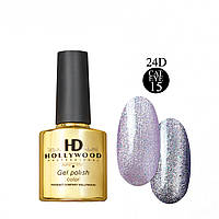 Гель лак Кошачий глаз 015 Нежно Фиолетовый HD Hollywood 8 ml