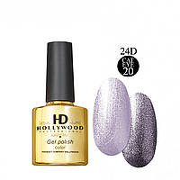 Гель лак Кошачий глаз 020 Фиолетовый Хрусталь HD Hollywood 8 ml