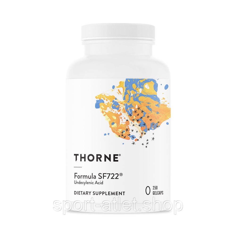 Натуральна добавка Thorne Formula SF722, 250 гелевих капсул
