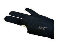 Перчатка для игры в бильярд Cuetec Pro Black безразмерная на левую руку