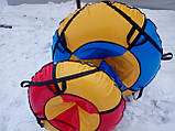 Тюбінг, плюшка для снігу, ватрушка, надувні санки, плюшка для катання, сноу тюбінг 1 метр, фото 4
