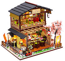 3D Румбокс "Японський Суші-Ресторан" Ляльковий Будиночок DIY Roombox DollHouse від CuteBee (G306)