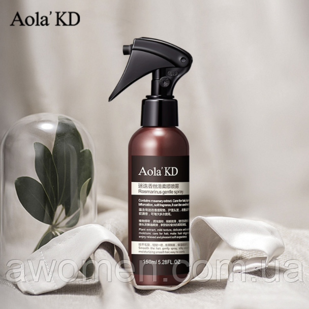 Розгладжувальний спрей для волосся Aola KD Rosmarinus Gentl Sprey з розмарином і кератином 150 ml