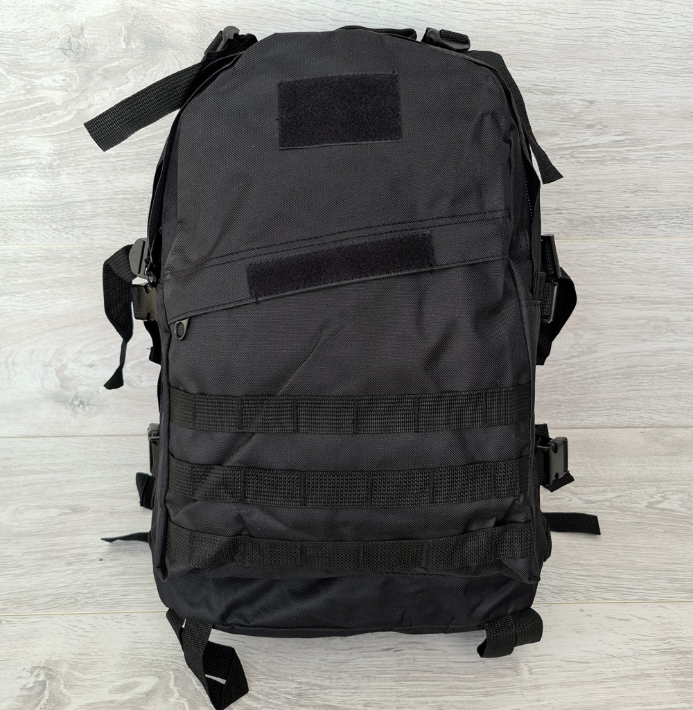 Чоловічий місткий рюкзак чорний (50402)