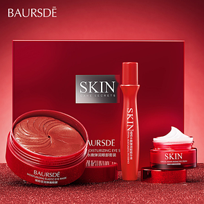 Набір для очей Baursde Crystal Eye Suit з екстрактом розмарину (патчі, крем і сироватка ролик для очей)