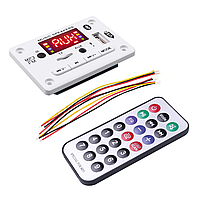 Вбудований MP3 плеєр з Bluetooth, FM модуль, підсилювач, USB, microSD, Медіацентр 5-12v JIM000021