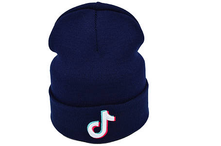 Шапка Hip Hop Shop Tik Tok 55-59 см темно-синя (H-08118-162), фото 1