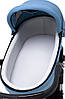 Коляска 2 в 1 Bair Electra B-touch system BE-03 blue (блакитний), фото 7