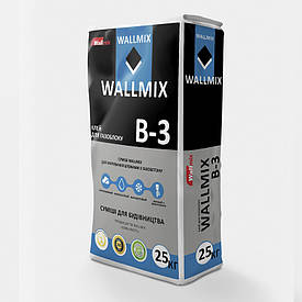 Клей WALLMIX B-3 для газоблока 25 кг