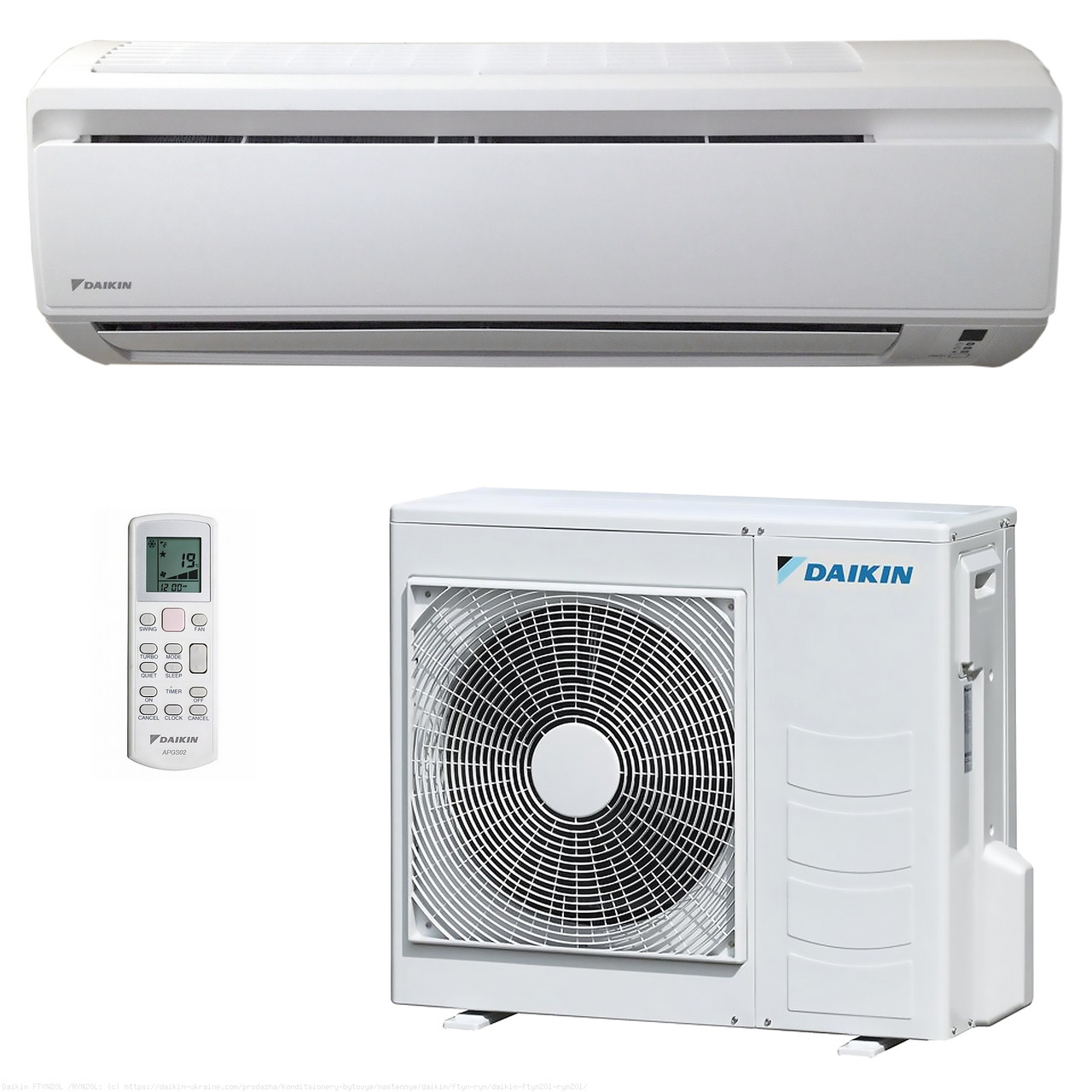 Кондиціонер настінний DAIKIN FTYN20L / RYN20L