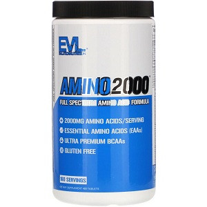 Амінокислоти EVLution Nutrition Amino 2000 Full Spectrum Amino Acid Formula (480 таблеток.)