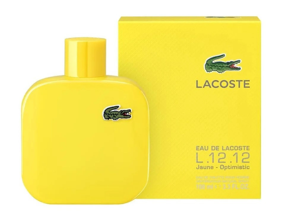 Lacoste Eau de Lacoste L.12.12 Yellow (Jaune) туалетна вода 100 ml. (Лакост Еау Де Л.12.12 Еллов (Жане))