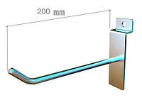 Крючок на экономпанель одинарный 200 мм