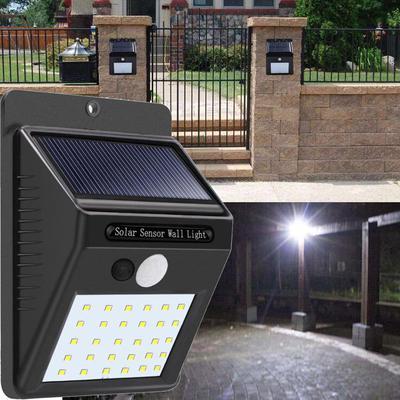 Ліхтар на сонячній батареї з датчиком руху 20 LED светильник на солнечной батареи, фото 1