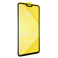 Защитное стекло TDG 9D для Honor 8X Full Glue черный 0,26 мм в упаковке