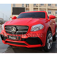 Дитячий електромобіль Mercedes (2 мотори по 25W, 2 акумулятори, MP3) ДЖИП Baby Tilly FL1558 EVA RED Червоний, фото 2