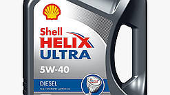 Cинтетична моторна олива для дизельних двигунiв Shell Helix Ultra Diesel 5W-40