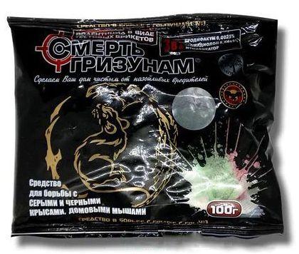 Смерть гризунів тісто 100 г, оригінал
