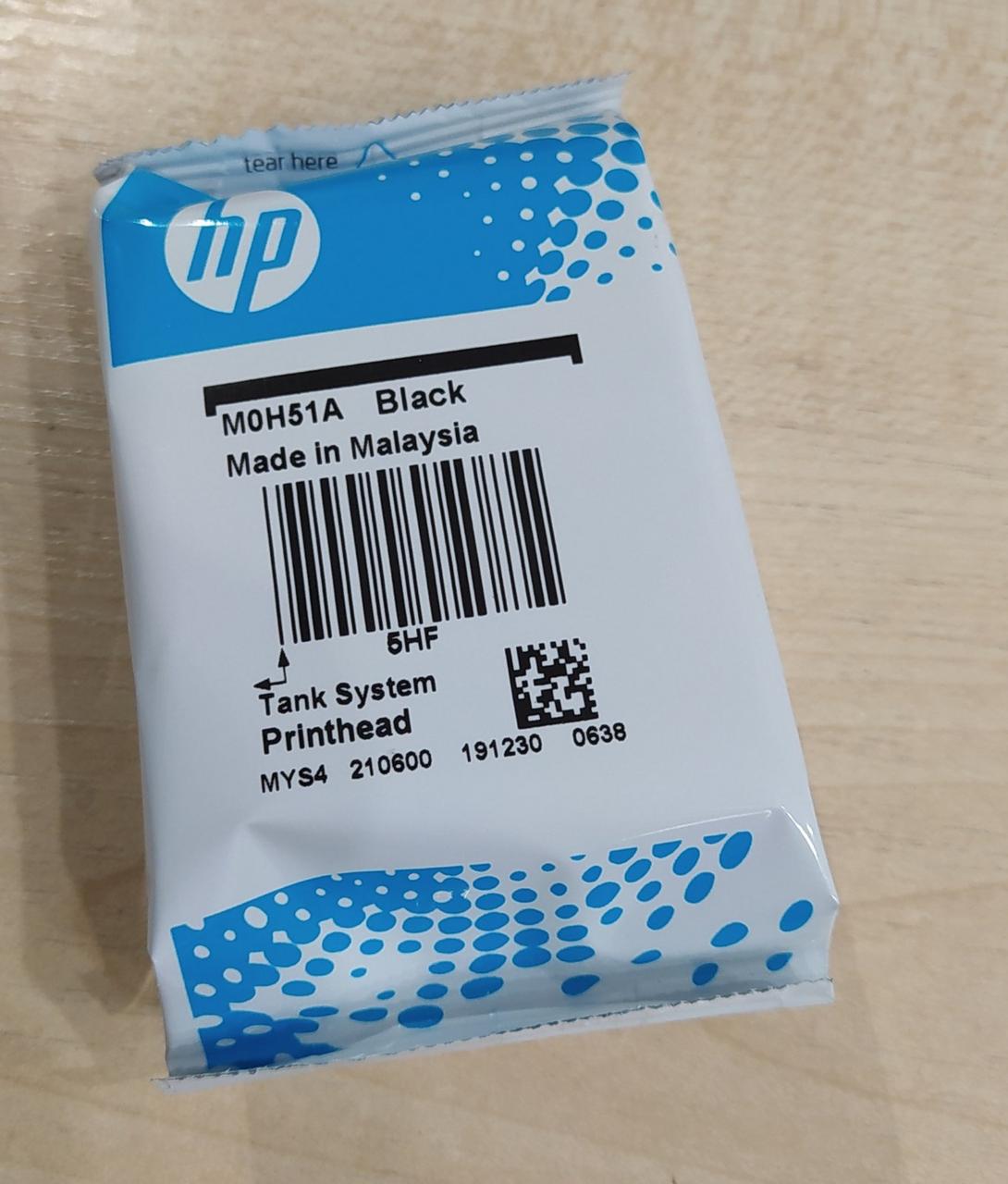 Друкувальна головка HP GT 51 (MOH51A, 6ZA11AE) Black Printhead для DeskJet GT 5810, 5820 Tank 315, Tank 415