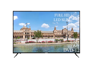 Функціональний Телевізор Liberton 28" FullHD/DVB-T2/USB