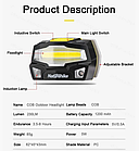 Туристичний налобний ліхтар Naturehike NH18T002-B black, фото 5