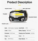 Туристичний налобний ліхтар Naturehike NH18T002-B black, фото 3