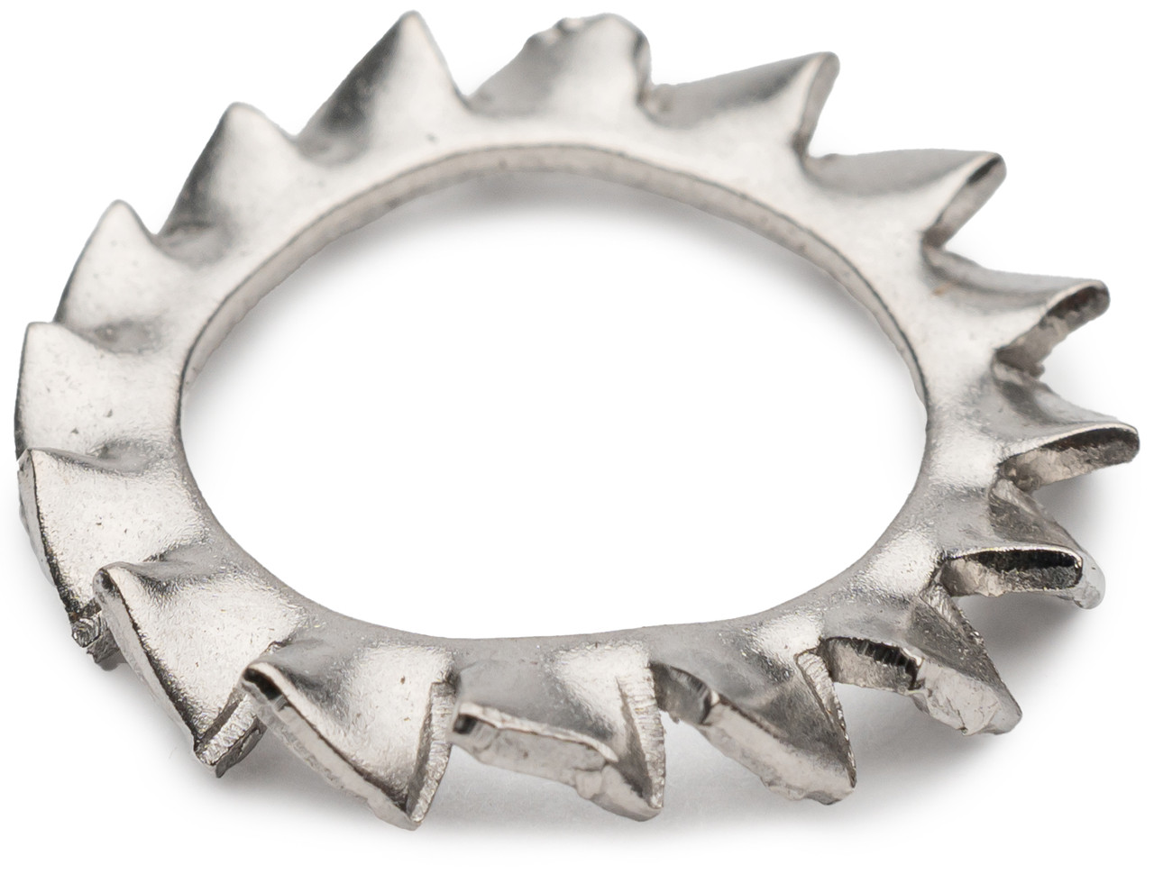 Шайба стопорна М4 DIN 6798A з зовнішніми зубами з нержавіючої сталі А2, фото 1