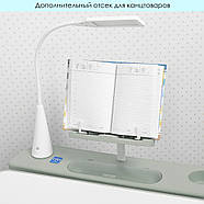 Регульована парта зі стільчиком BAMBI M 4428-11 сірий з ящиком і підставкою для книг, фото 9