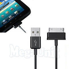 Кабель USB для Samsung Galaxy Tab 1/2 / Note N8000 Чорний