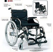 Легка інвалідний візок до 130 кг - Vermeiren V300D Light Weight Wheelchair