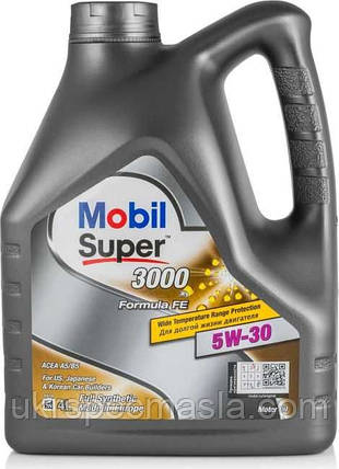 Моторне масло Mobil 3000 Formula FE 5W-30, кан 4л, фото 2