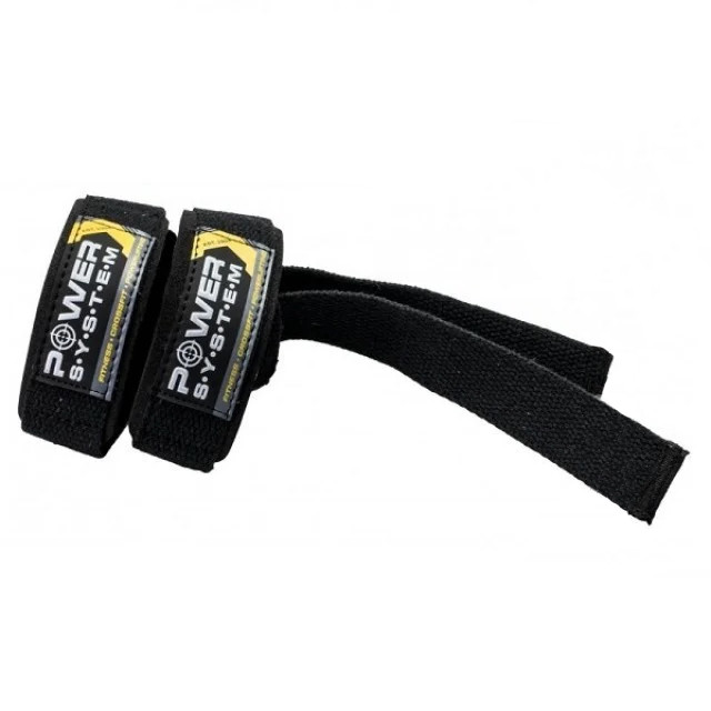 Лямки для тяги Power System Power Straps PS-3400 Black/Yellow CN4593 SP