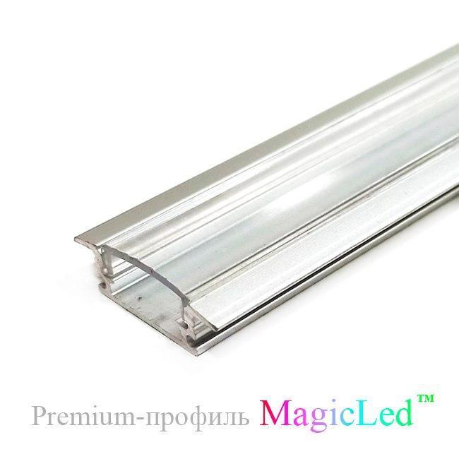 Алюминиевый врезной профиль для светодиодной ленты №2 - фото 1 - id-p1262351727