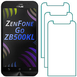 Комплект Asus ZenFone Go ZB500KL / ZB500KG Захисні Скло (3 шт.) (Асус Зенфон Го Гоу)