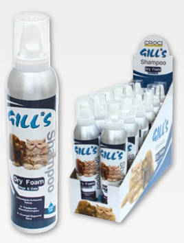 Шампунь GILL'S Сухий, піна універсальна, 250г