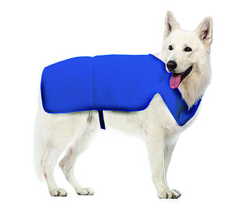 Охолоджуюча накидка для собаки, блоки для заморожування, 74Х53см, синя