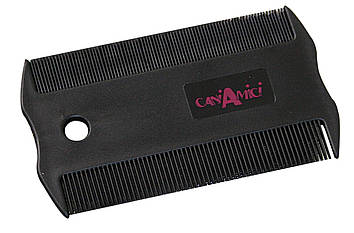 Густий гребінець для вычесования бліх, 2х сторонній, 5x8,5 см