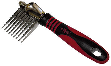 Колтунорез CaniAMici великий, 9 лез, 6,5х18см,