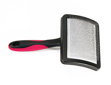 Пуходерка з антистатиком і напиленням велика, 11,5х9см