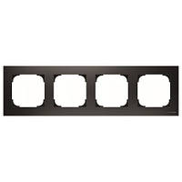 Рамка 4-а ABB Niessen Sky чорний оксамит (8574 NS)