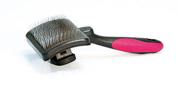 Пуходерка самоочищающаяся сред., 10х16,5см