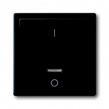 Лицьова Панель реле з ІЧ-приймачем чорний оксамит ABB Busch Jaeger future linear (6067-885)