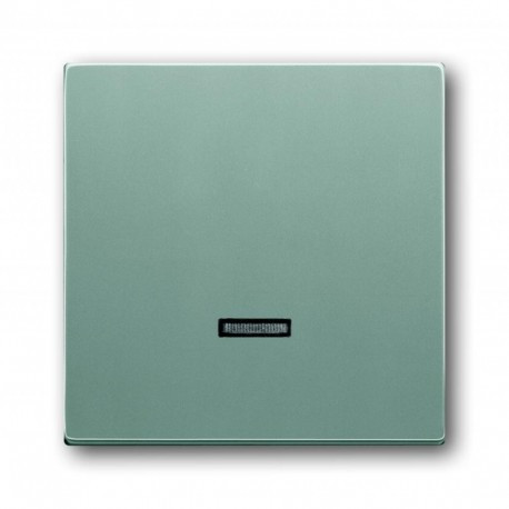 Пеньоль лицьова світлорегулятора з підсвічуванням сріблясто-алюмінієвий ABB Busch Jaeger future linear (6543-83-101)