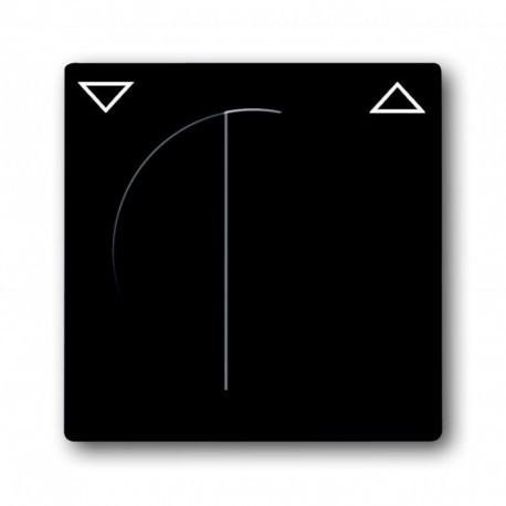 Пеньоль лицьова управління Жалюзі поворотн. антрацит ABB Busch Jaeger future linear (1740-81)