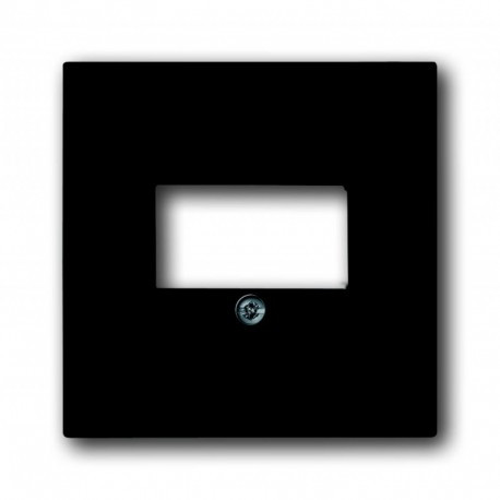 Лицьова Панель комунікаційна антрацит ABB Busch Jaeger future linear (1766-81)