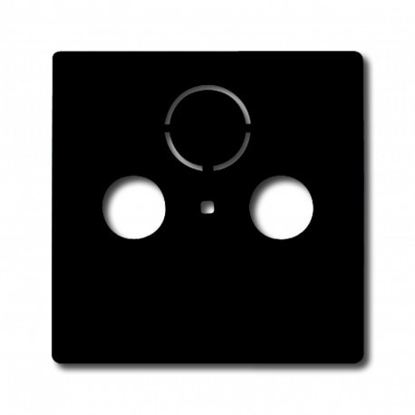 Лицьова Панель TV 2-ва. антрацит ABB Busch Jaeger future linear (1751-81)