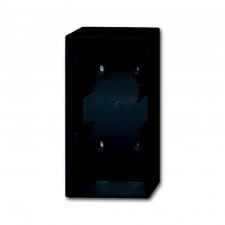 Коробка відкритої установки 2-ва чорний оксамит ABB Busch Jaeger future linear (1702-885)